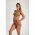 Costum De Baie Din Doua Piese Cu Imprimeu Floral, Negru