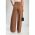 Pantaloni Lungi Eleganti Cu Talie Inalta, Camel