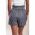 Pantaloni Scurti Eleganti Cu Imprimeu Carouri, Gri