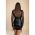 Rochie Mini ElegantÄƒ Din Imitatie De Piele, NeagrÄƒ