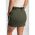 Fusta Mini Eleganta Cu Curea, Verde Masline