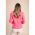 Blazer Cu Guler Clasic, Fucsia