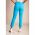Pantaloni Skinny Din Bumbac, Turcoaz