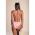 Costum De Baie Bikini Cu Imprimeu, Roz Deschis