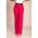 Pantaloni Largi Din Bumbac, Fucsia