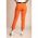 Pantaloni Skinny Din Bumbac, Portocalii