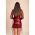 Rochie Mini ElegantÄƒ Din Imitatie De Piele, Visiniu