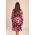 Rochie Mini ElegantÄƒ Cu Imprimeu, Liliac