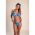 Costum De Baie Bikini Cu Imprimeu, Albastru