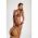 Costum De Baie Bikini Cu Imprimeu Leopard, Maro