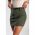 Fusta Mini Eleganta Cu Curea, Verde Masline