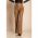 Pantaloni Eleganti Lungi Din Imitatie De Piele, Camel