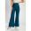 Pantaloni Lungi Eleganti Cu Talie Inalta, Petrol