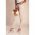 Pantaloni Skinny Din Bumbac, Maro