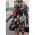 Rochie Mini ElegantÄƒ Cu Imprimeu, Verde