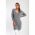 Rochie Mini Tricotata Cu Decolteu In "V", Gri