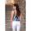 Top Elegant Cu Imprimeu, Albastru Inchis
