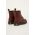 Dr. Martens bocanci de piele 1460 culoarea bordo, cu platformă 11822600