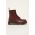 Dr. Martens bocanci de piele 1460 culoarea bordo, cu platformă 11822600