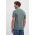 Armani Exchange tricou barbati, culoarea gri, cu imprimeu