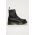 Dr. Martens bocanci de piele 1460 Pascal Bex Pisa femei, culoarea negru, cu toc plat 26206001