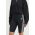 adidas Originals pantaloni scurti femei, culoarea negru, neted, medium waist