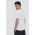 Armani Exchange tricou din bumbac barbati, culoarea alb, neted