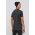 !SOLID Tricou din bumbac culoarea negru, material neted