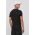 !SOLID Tricou din bumbac culoarea negru, material neted