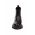 Geox Ghete Chelsea de piele femei, culoarea negru, cu toc plat
