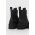 Camper Bocanci de piele Milah femei, culoarea negru, cu toc plat