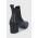 Levi's Ghete Chelsea de piele femei, culoarea negru, cu toc drept