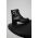 Answear Lab Cizme de piele femei, culoarea negru, cu toc drept