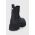Steve Madden Ghete Chelsea de piele femei, culoarea negru, cu toc plat