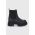 Steve Madden Ghete Chelsea de piele femei, culoarea negru, cu toc plat