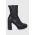 Wojas Cizme de piele femei, culoarea negru, cu toc drept