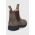 Blundstone Ghete Chelsea de piele 1306 femei, culoarea maro, cu toc plat