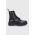 Palladium Bocanci de piele femei, culoarea negru, cu toc plat