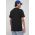 Vans tricou din bumbac culoarea negru, material uni VN0A49R7BLK1-Black