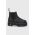 Dr. Martens ghete Chelsea de piele Quad FL femei, culoarea negru, cu platformă, izolat 25635001-Black.Pisa