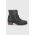Superdry Cizme de piele femei, culoarea verde, cu toc drept