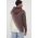 HUF bluza barbati, culoarea maro, cu imprimeu