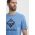 Columbia tricou din bumbac Rapid Ridge bărbați, culoarea gri, cu imprimeu 1888813