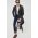 Armani Exchange camasa barbati, culoarea negru, cu guler clasic, slim
