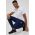 adidas Performance pantaloni HC0333 barbati, culoarea albastru marin, drept