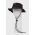 Kangol palarie din bumbac culoarea negru, bumbac
