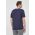 BOSS tricou barbati, culoarea albastru marin, neted