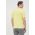 BOSS tricou barbati, culoarea galben, cu imprimeu