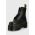 Dr. Martens bocanci de piele femei, culoarea negru, cu platforma DM26925001.1460.Pascal-Black.Pisa