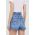 Pepe Jeans pantaloni scurti jeans Reese Short femei, neted, high waist